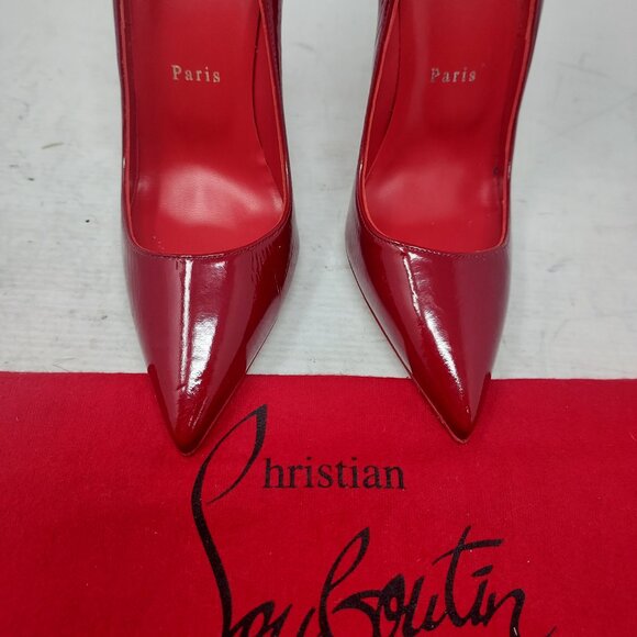 CHRISTIAN LOUBOUTIN So Kate Red Patent Leather Pump - Picture 8 of 12
